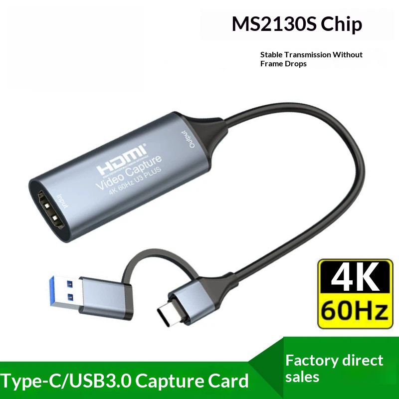 Hdmi Cable - USB3.0 Video Capture Card 4K 60Hz