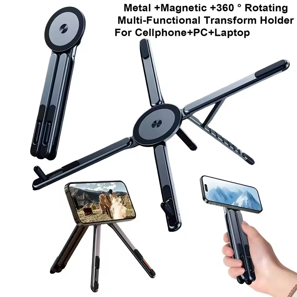 3 in 1 Foldable Magnetic Phone - Laptop Stand review and price