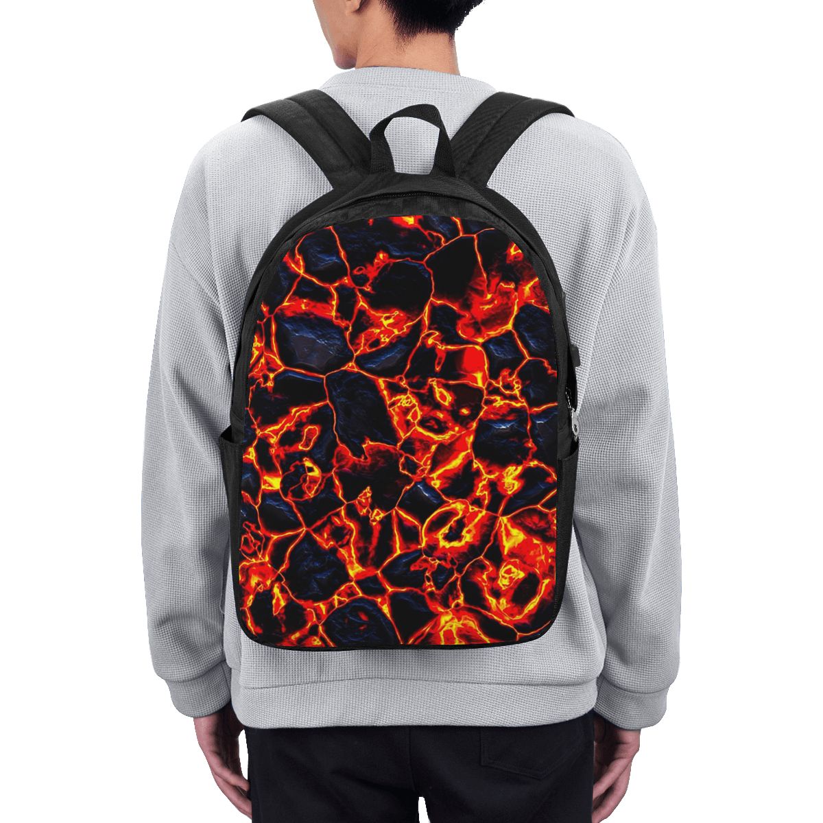 Magma Volcano Lava Fire Backpa - Laptop Bag review and price