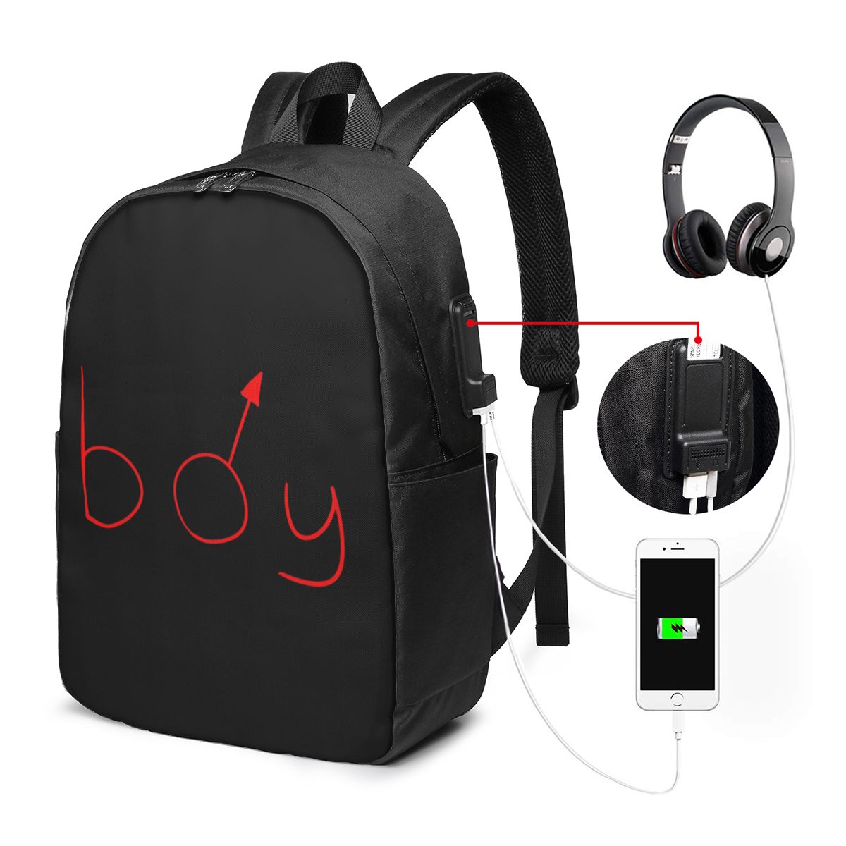 Boymoder Hat And Shirt Backpac - Laptop Bag review and price