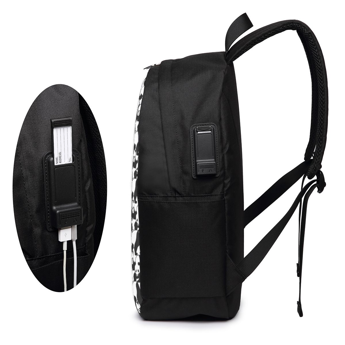 Panda Pattern Backpack Travel  - Laptop Bag review and price
