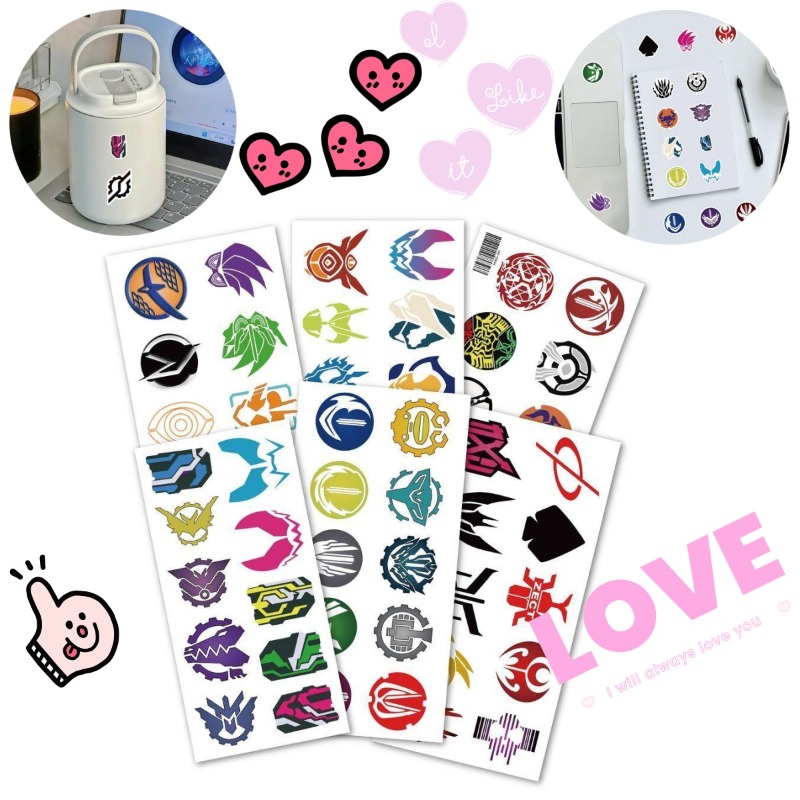 60 Sheets Kamen Rider Logo Sti - Laptop Original Accessories review and price